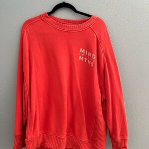 Red Graphic Sweatshirt